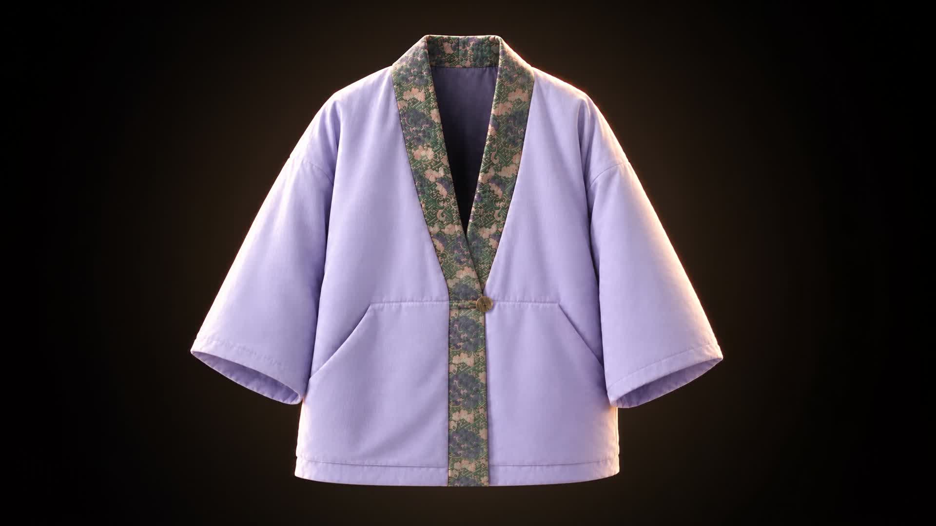 The 2026 Breakpoint Kimono, full turntable view